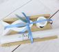 Preview: Geschenkset Anlaß zur Auswahl mit Kreuz & Fisch aus Beton - BLAU